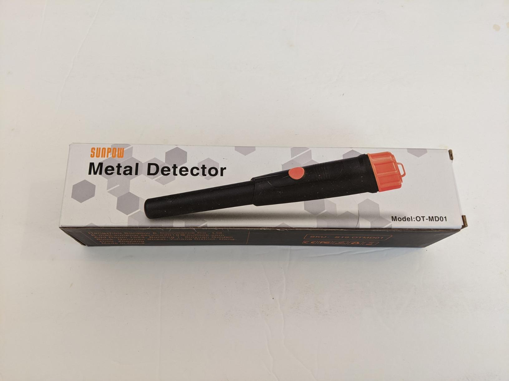 SUNPOW Professional Metal Detector for Adults - Pinpoint Accurate & Easy to Use - 12