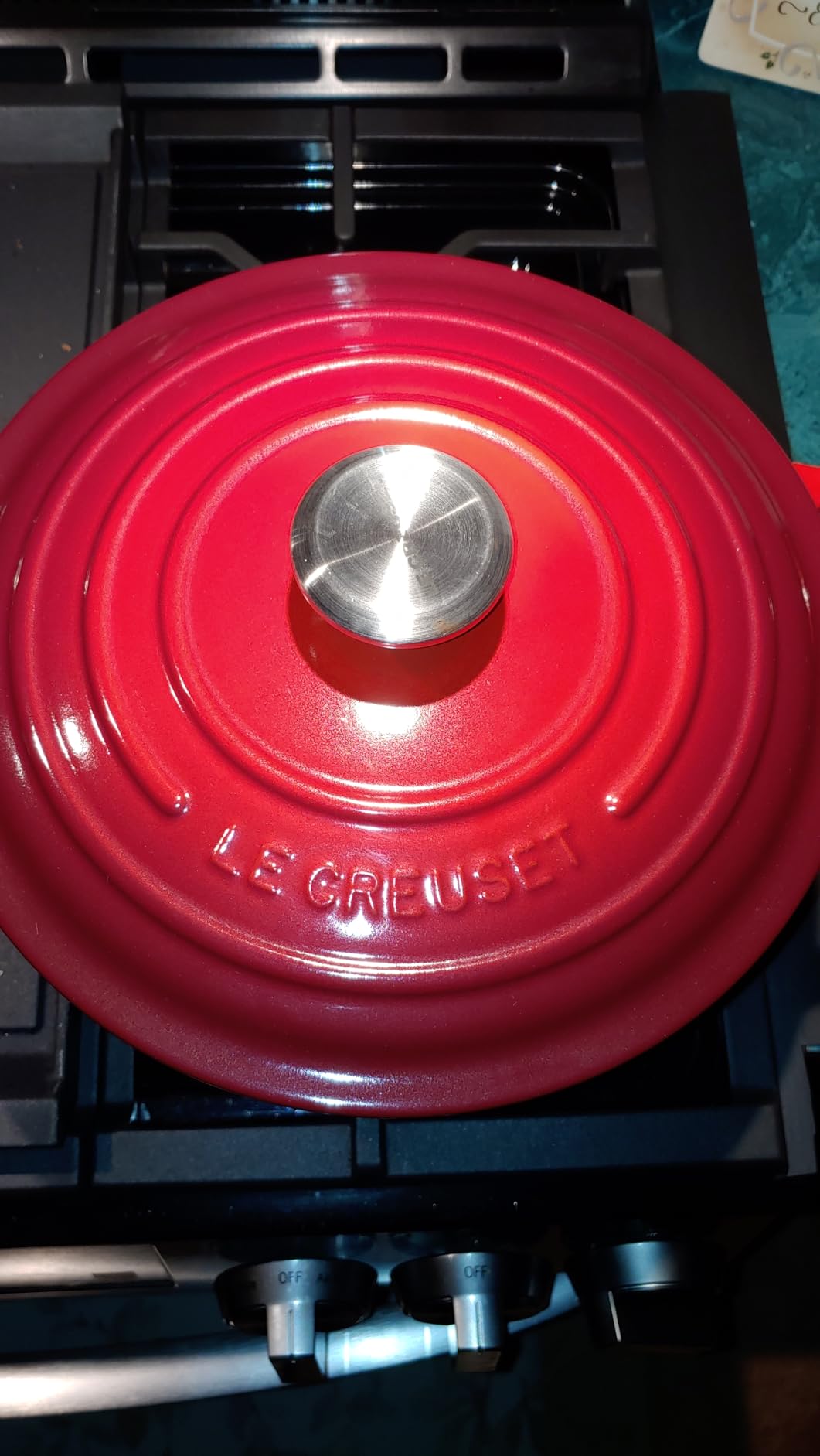 Le Creuset Enameled Cast Iron Signature Deep Round Oven, 6.5 qt., Marseille customer photo 1