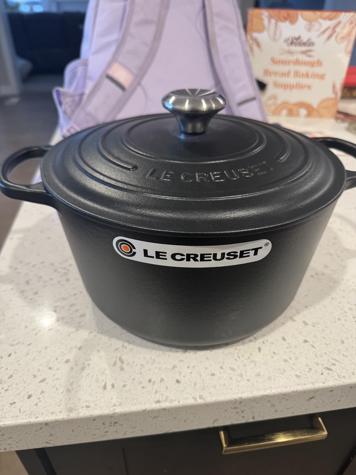 Le Creuset Enameled Cast Iron Signature Deep Round Oven, 6.5 qt., Marseille customer photo 2