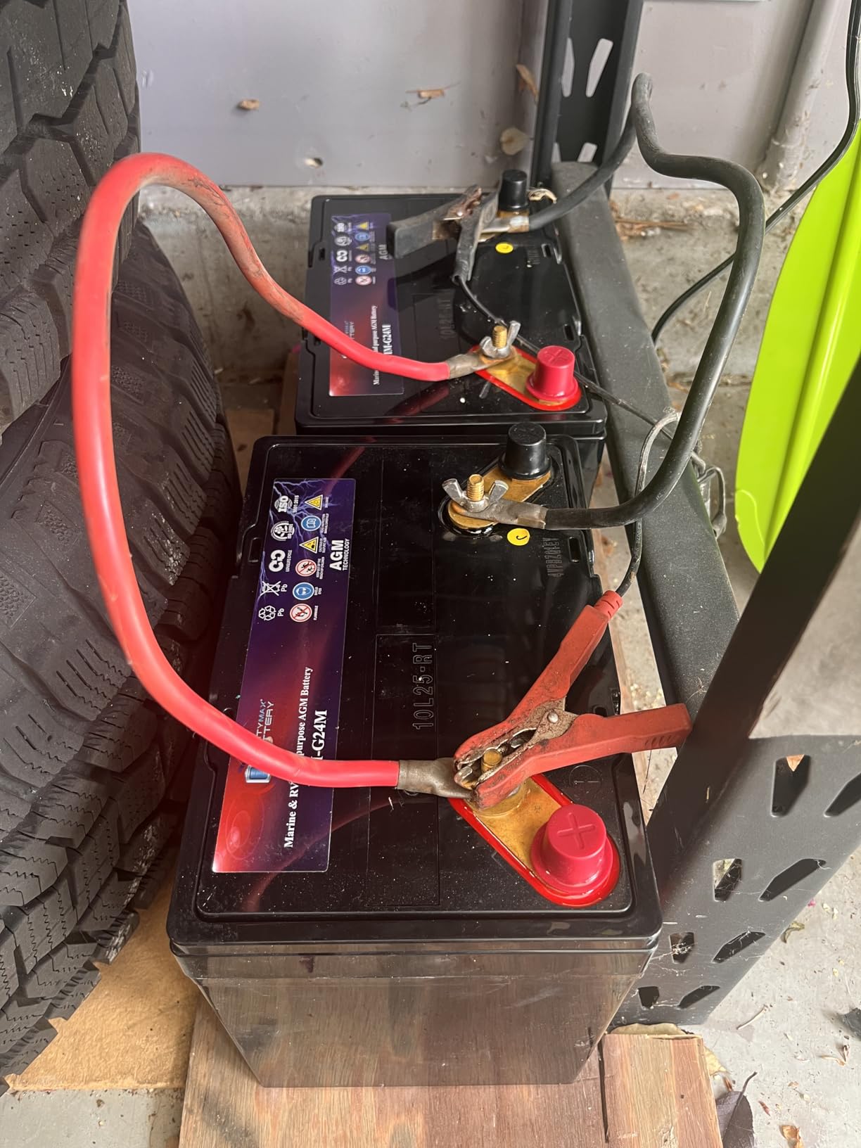 Mighty Max Battery MM-G27M, 12V 100Ah, Group Size 27M Deep-Cycle Marine AGM, Dual-Purpose Starting & Deep Discharge, 800 CCA, 850 MCA, 170 RC, Spill-Proof Maintenance-Free Battery customer photo 1
