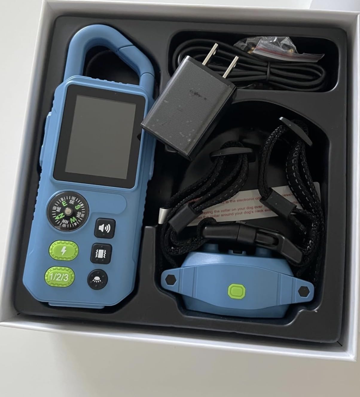 Wireless Dog Fence System, 5-in-1 Electric Fence for Dogs, Protection & Training, Fence Range up to 394 Ft, Training Distance up to 3300 Ft, with Remote customer photo 1
