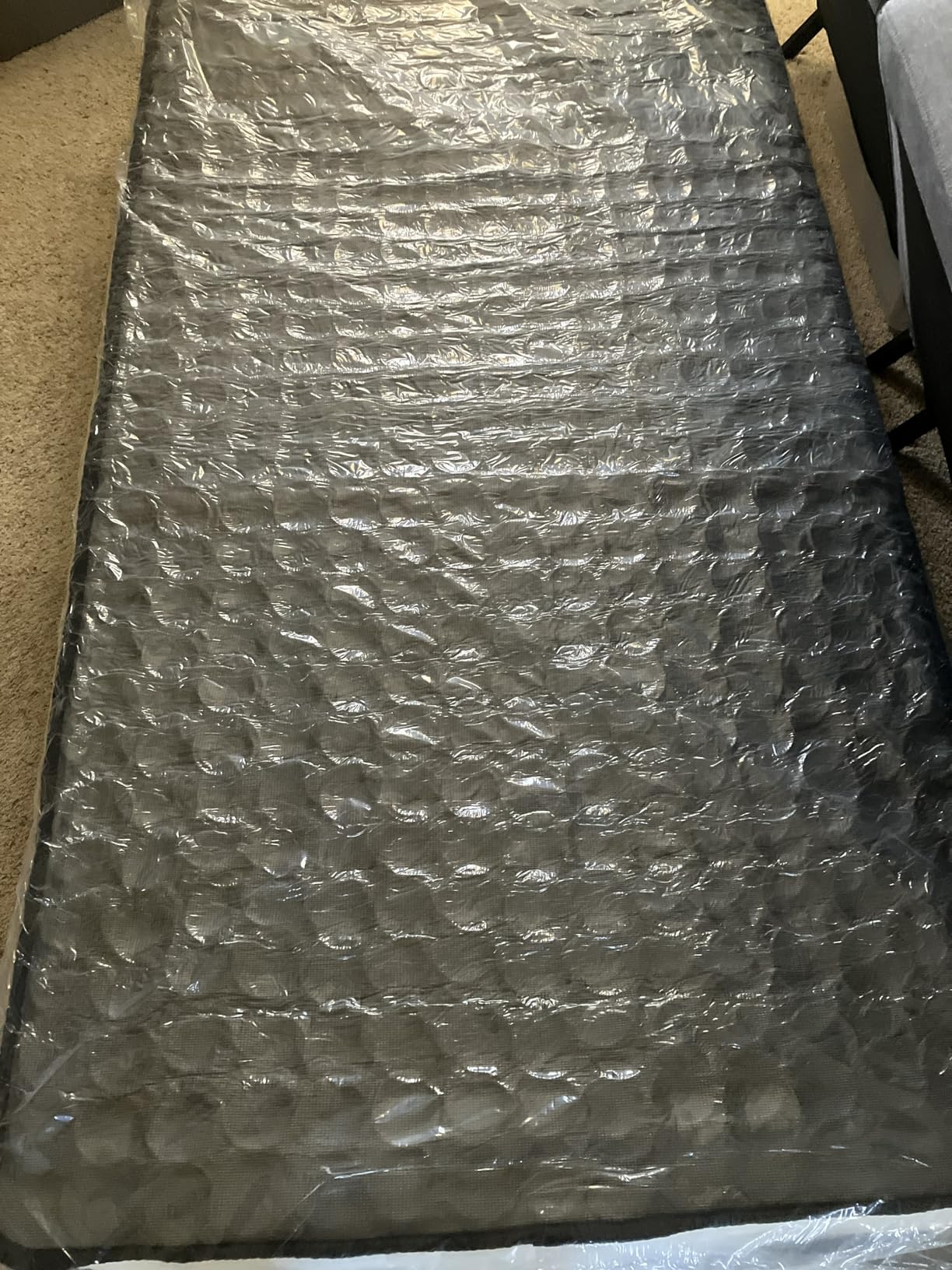 Aura-Pro Queen Size Cooling Gel Memory Foam Mattress with Pocket Coils, 12 Inch Medium Firm Hybrid Mattress in a Box for Back Neck Enhanced Pain Relief, 1001-Night Trial, Fiberglass-Free customer photo 1