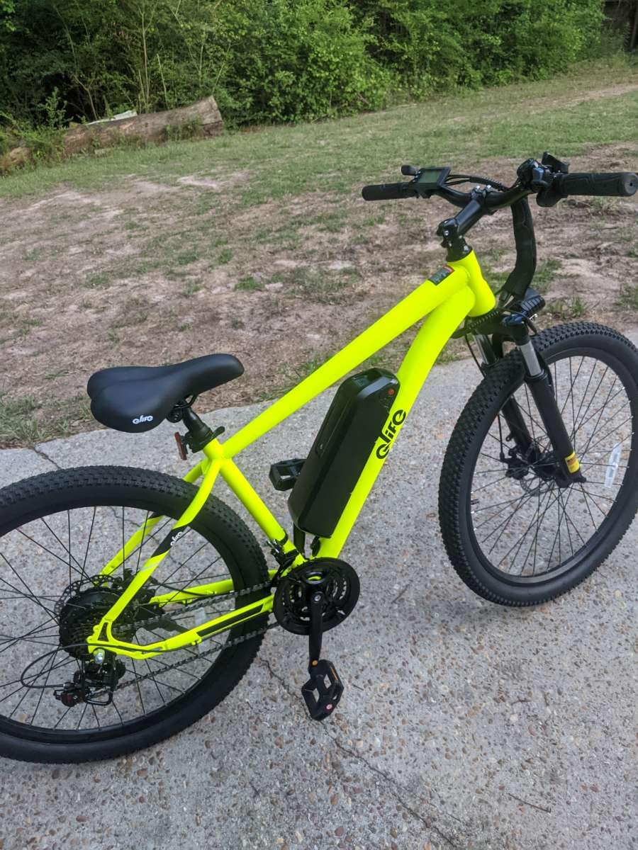 Qlife Racer Electric Bike for Adults - 21-Speed Mountain Lightweight Ebike with Peak 1000W/750W 25MPH/22MPH Brushless Motor, 375Wh Removable Battery, 26X2.1 Tire Step Over E-MTB, Up to 40 Miles customer photo 1
