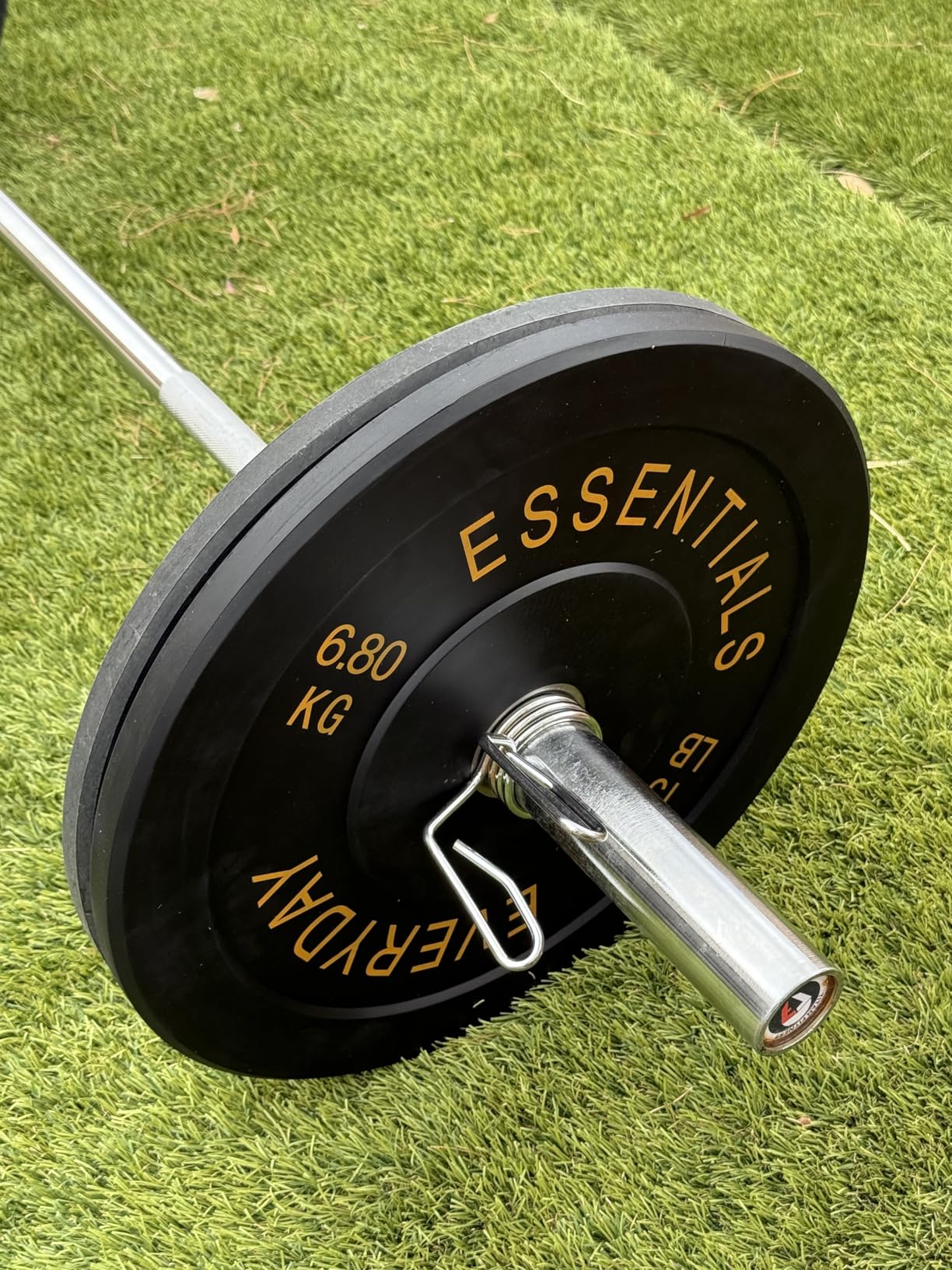 Fitvids 2-Inch Olympic Bumper Plates, Perfect Weight Plates for Weightlifting and Strength Training, Multiple Weights Available customer photo 2