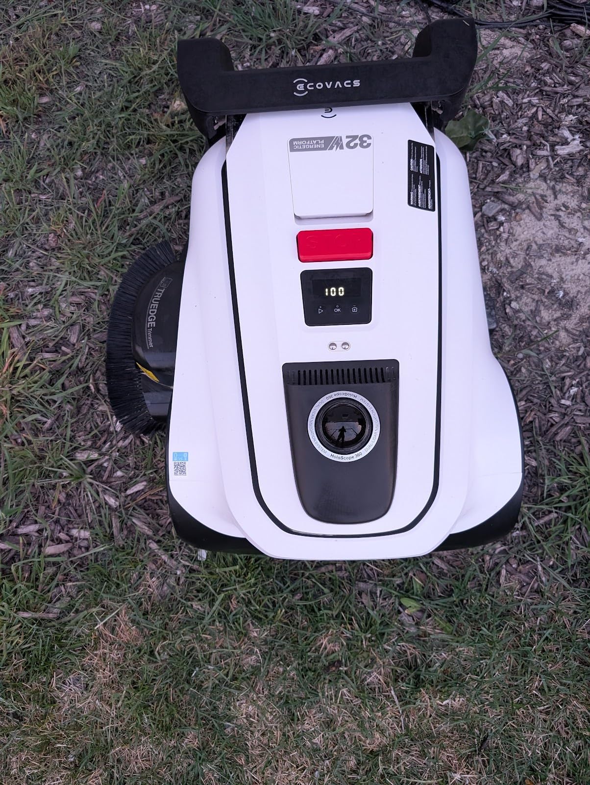 ECOVACS Goat A2000 LiDAR PRO Robotic Lawn Mower for Up to 1/2 Acre, Wire-Free with Dual-LiDAR Auto Mapping, Built-in TruEdge Edge Trimmer, AIVI 3D Obstacle Avoidance, Smart App Control customer photo 1
