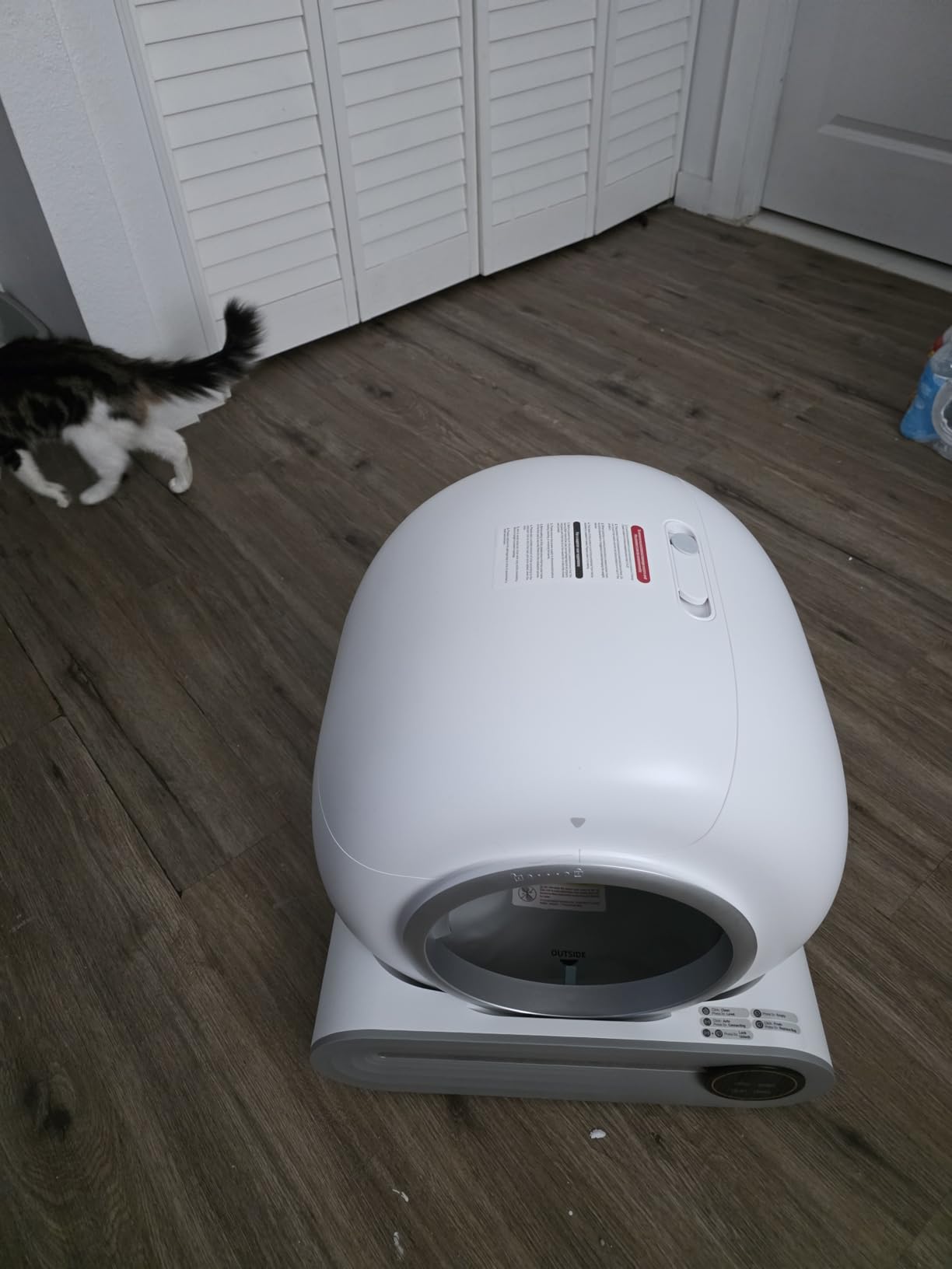 Automatic Litter Box, Multi-Function Upgrade Robot Self Cleaning Litter Box for Multiple Cats, 65L+9L Extra Large, APP Control, Deodorization customer photo 2