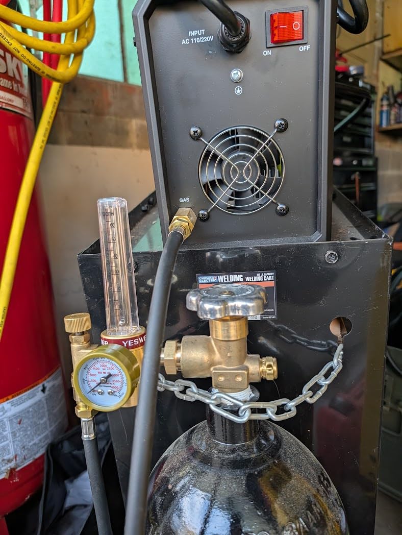 YESWELDER 220A TIG Welder 5 In 1 with Pulse, 110V/220V Dual Voltage STICK/DC TIG/PULSE TIG/COLD SPOT TIG/WELD CLEAN MODE with HF Start, Auto Post-Gas, Foot Pedal Interface customer photo 1