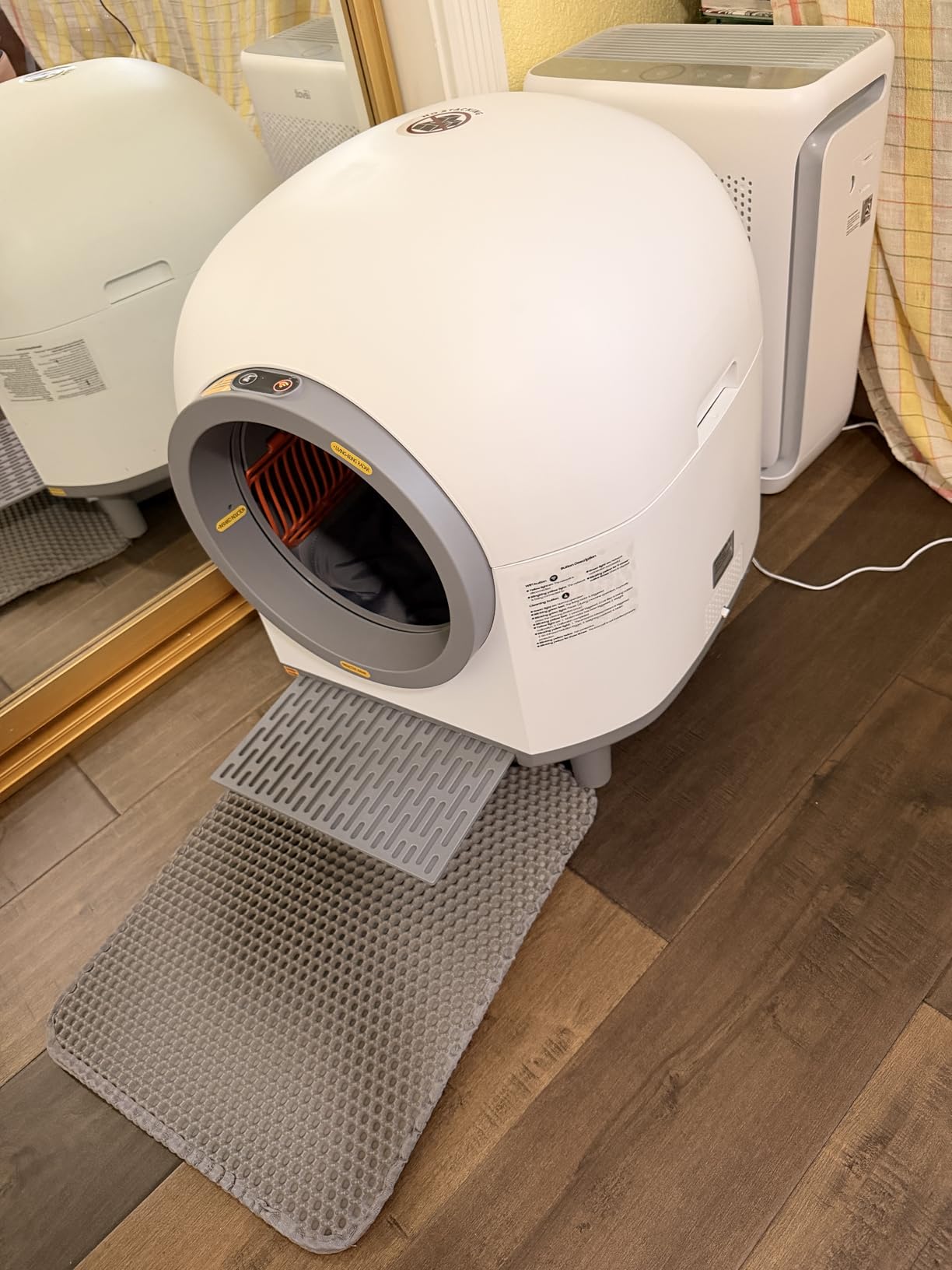 Automatic Self Cleaning Litter Box for Multiple Cats 90L Large Capacity, Smart Automatic Cat Litter Box with App Control customer photo 2