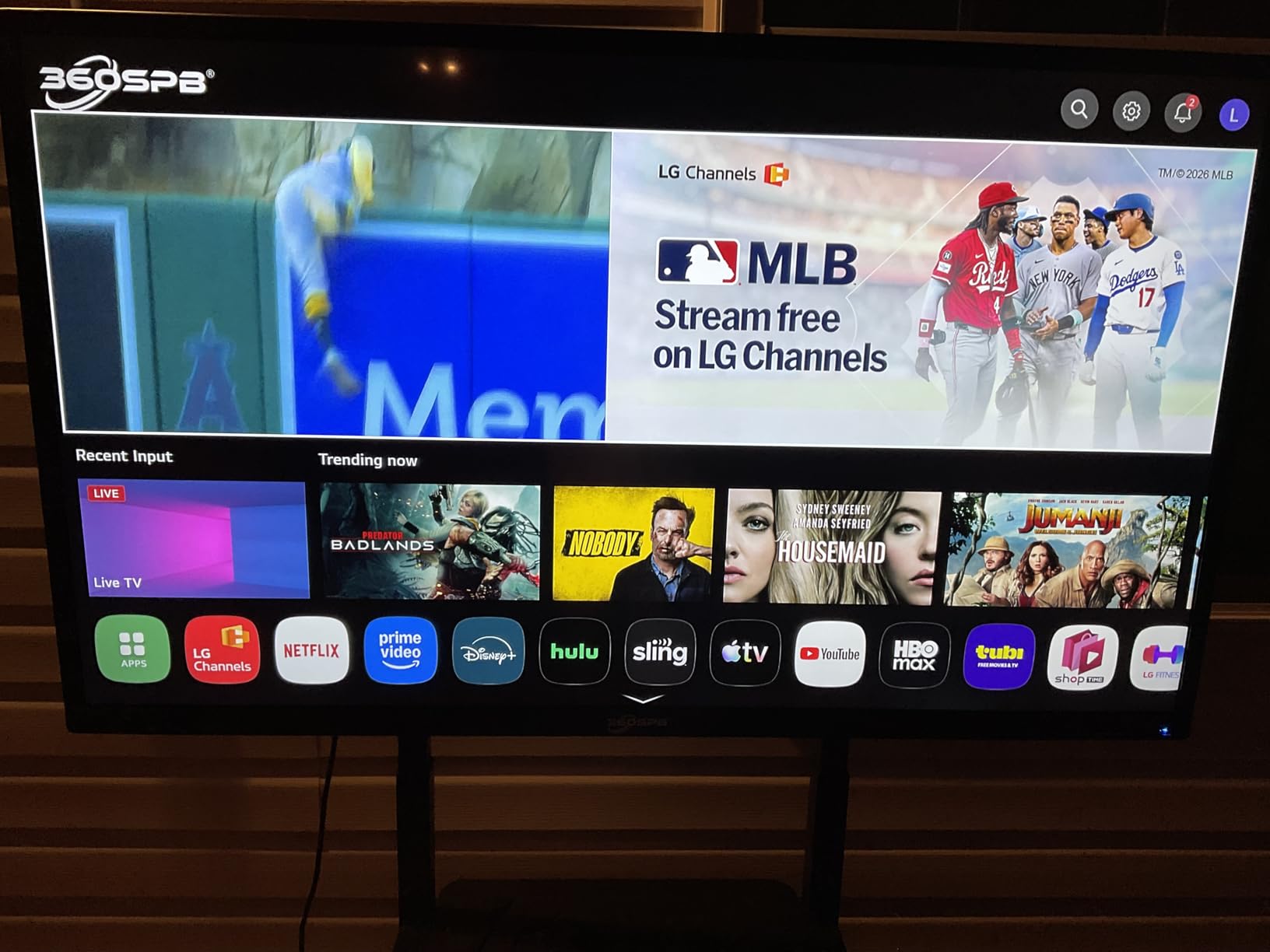 65 Inch Outdoor TV, 4K UHD Outside TV, 1000nits High Brightness, IP65 Weatherproof Smart TV, Voice Assistant Remote, Screen cast, Compatible with Dolby, Suitable for Partial Sun customer photo 2