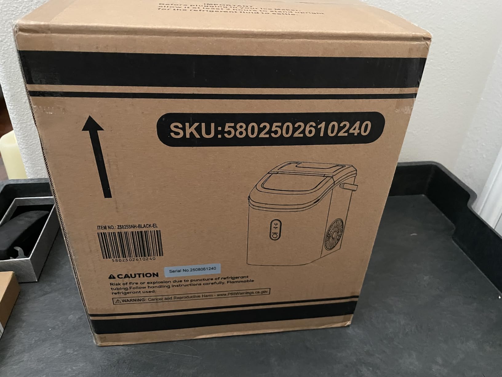Kismile Nugget Ice Makers Countertop, 35Lbs/24H, Portable Sonic Ice Machine with Self-Cleaning, One-Click Operation for Home/Office (Stainless Steels Silver) customer photo 2