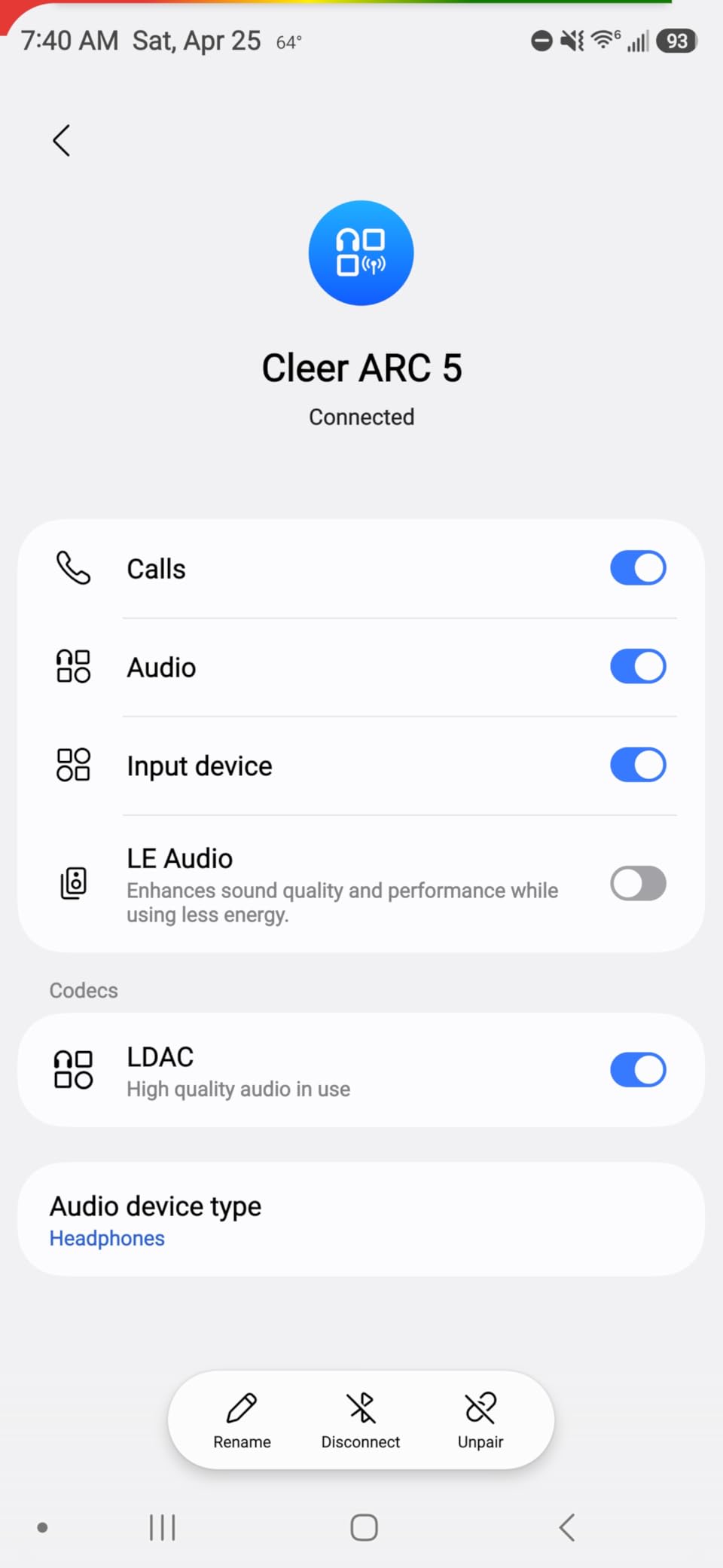 ARC 5 Open Ear Earbuds with Hooks, Dolby & THX Spatial Audio, 60H Playtime, Fast Charging, Waterproof, Earbuds Wireless Bluetooth, Running Headphones, Water-resistant Open Ear Headphones - White customer photo 2