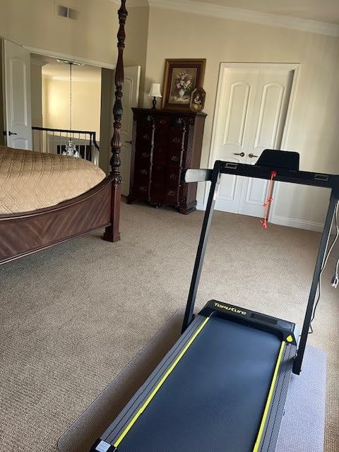 TOPUTURE Walking Pad Treadmill with 12% Incline, 4 in 1 Foldable Treadmill with Handle Bar for Home/Office customer photo 1