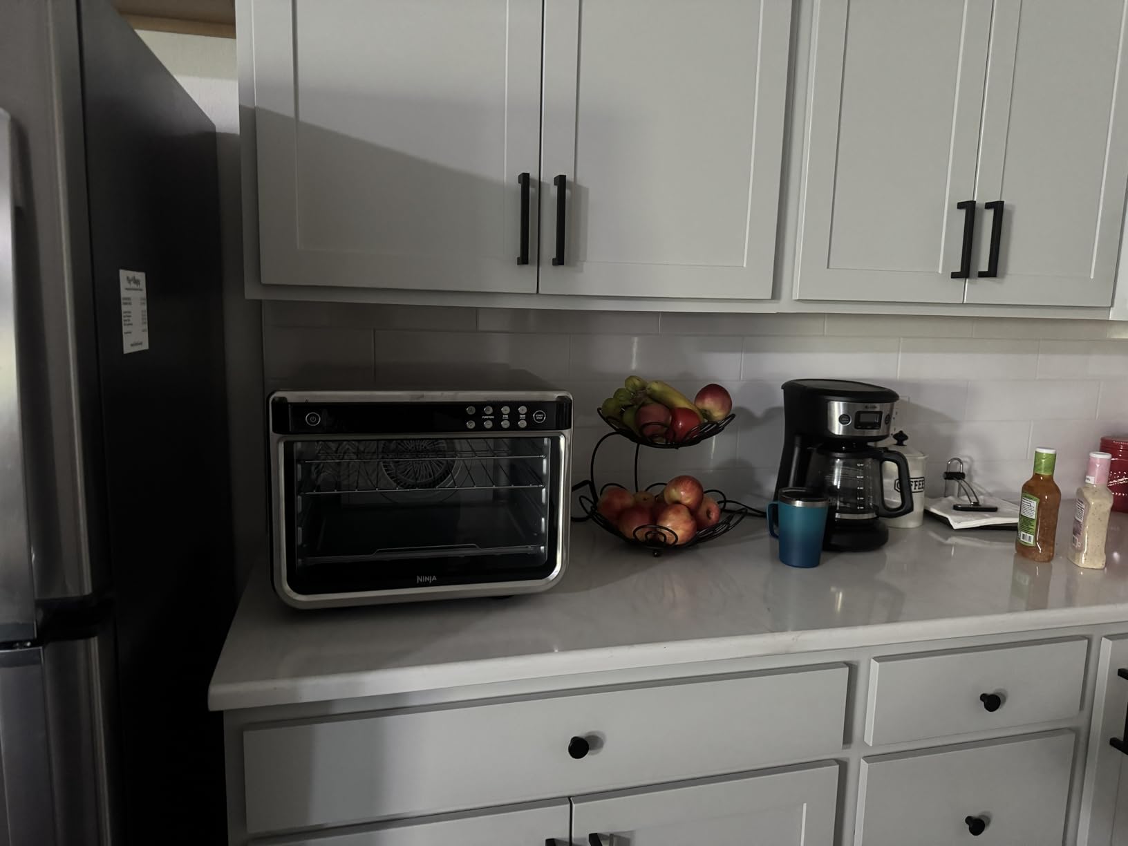 Ninja Double Oven Pro Smart XL Countertop Oven & Air Fryer | 30.2 Qt Capacity | 12-in-1 with Smart Finish & DualZone Tech to Cook 2 Meals at Once | Fits up to 4.5lb Chicken | Stainless Steel | DCT801 customer photo 1