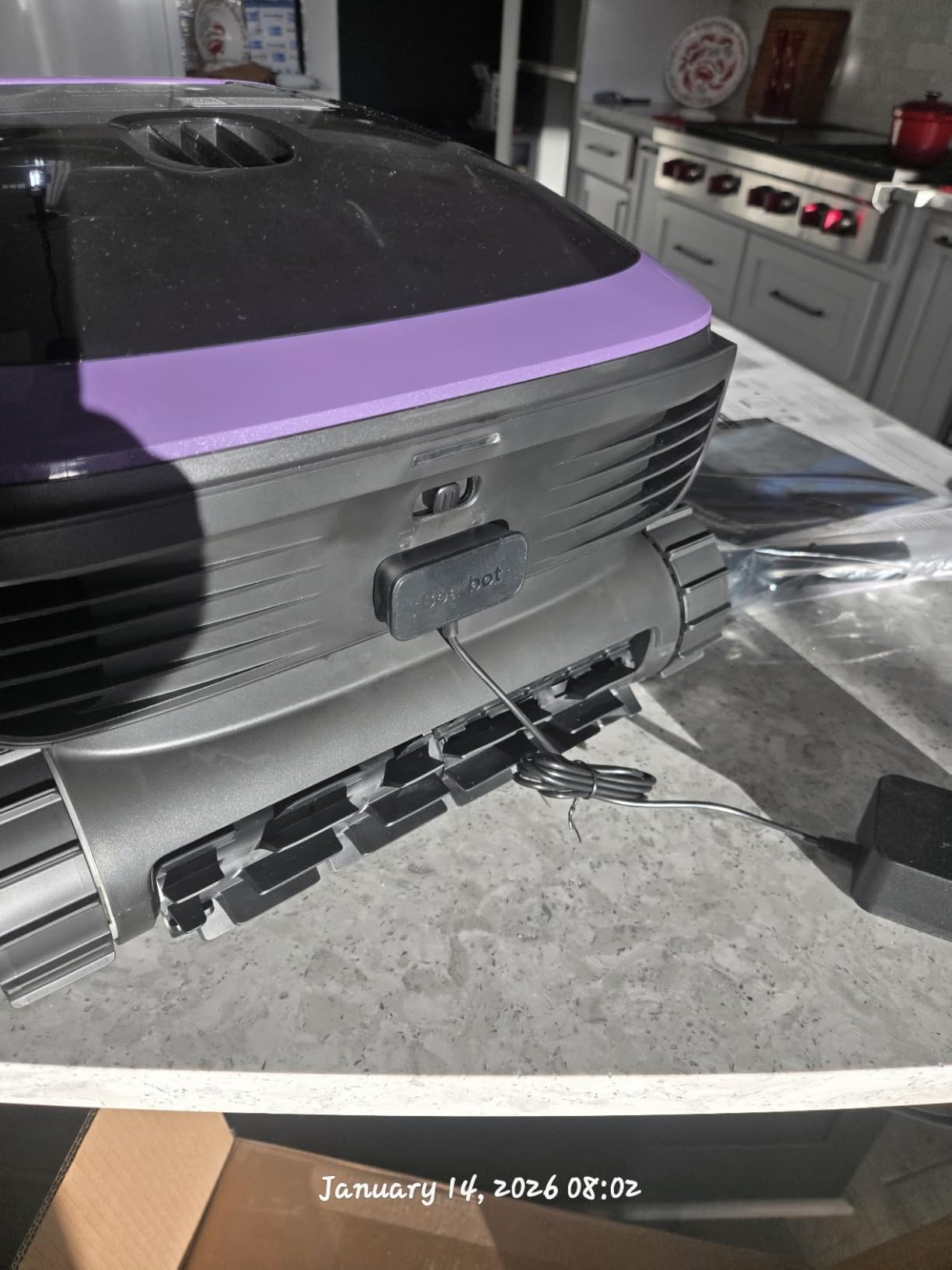 (2026 New) Beatbot Sora 70 Pool Vacuum Robot, 360° Top-to-Bottom Cleaning, Smart Surface Parking, 6L Capacity, 6800GPH Super Power for Above & In-Ground Pools Up to 3,200 sq. ft, Lilac customer photo 1