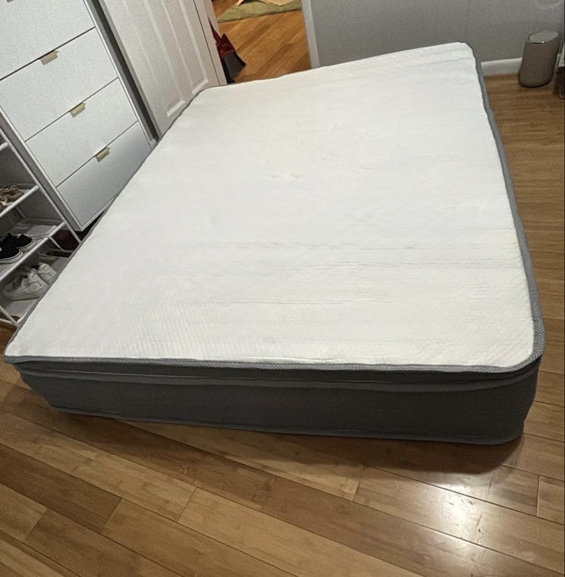 Onlylucky King Size Mattress 12 Inch, Luxury Firm Hybrid King Mattress in a Box, 7-Zones Individual Pocket Springs, Extra Hip/Shoulder/Lumbar Support, Fiberglass-Free, CertiPUR-US customer photo 1