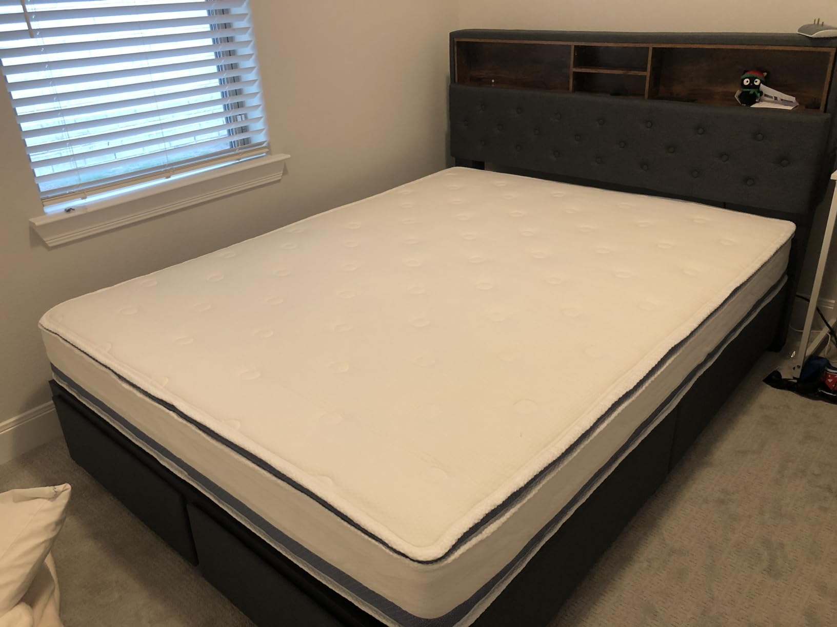 Queen Mattress 12 Inch, Plush Hybrid Mattress in a Box, Memory Foam for Back Pain, Soft Queen Size Mattresses customer photo 1