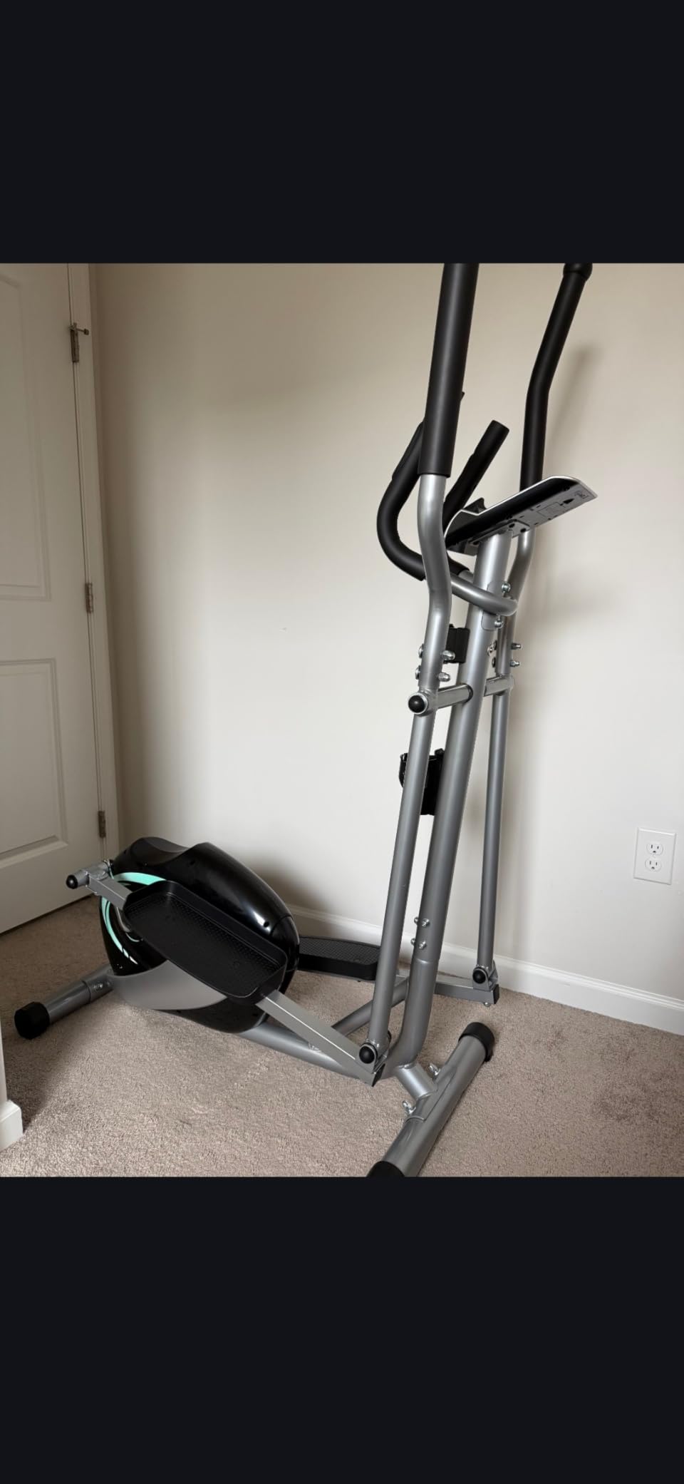 Dripex Elliptical Exercise Machine, Elliptical Machine for Home with 16 Resistance Levels, Quiet & Smooth Magnetic Elliptical Training Machines with 13.2 lb Flywheel, LCD Monitor & Pulse customer photo 2