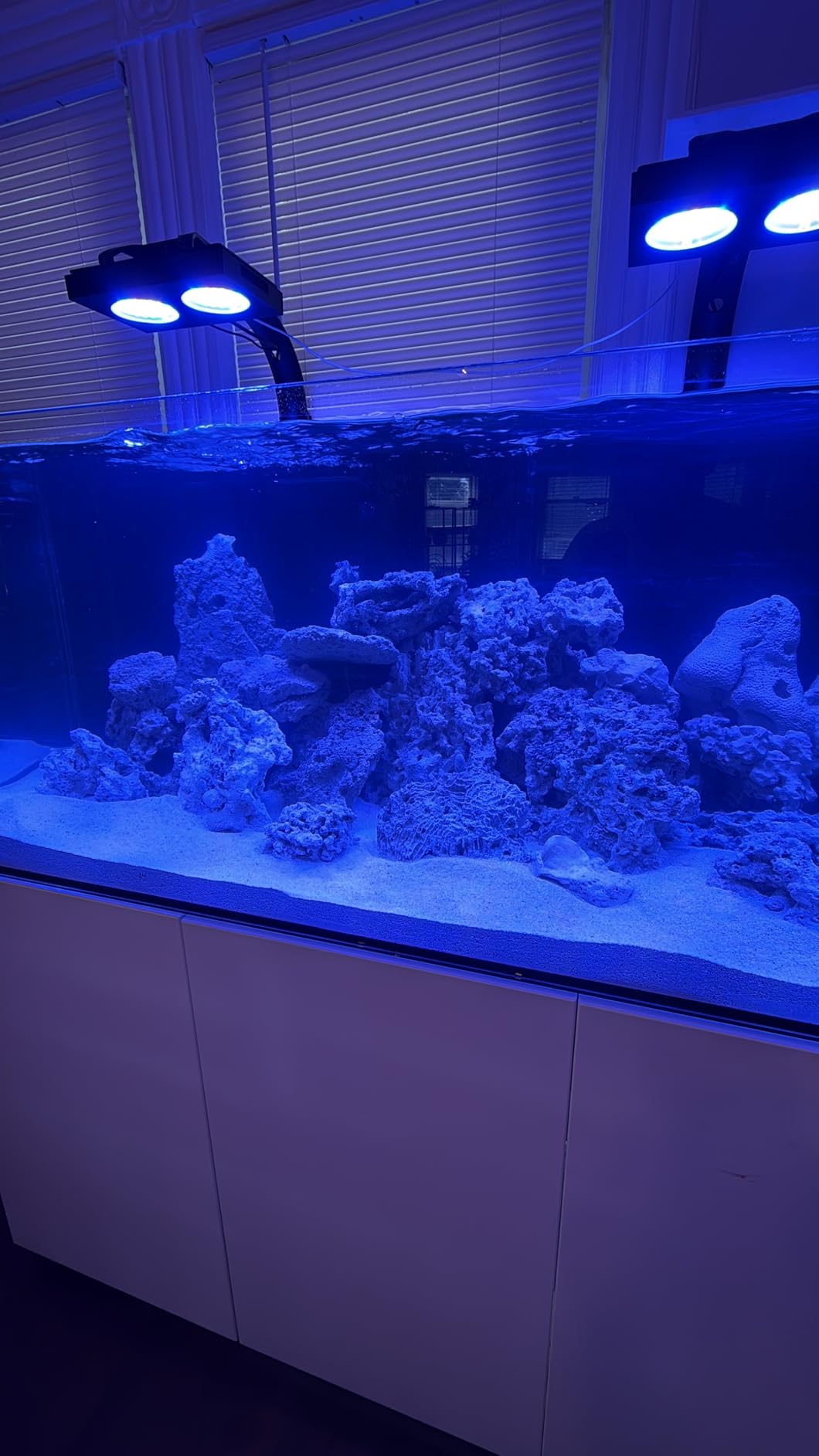 Aqua Dream 50 Gallon Rimless Glass Aquarium Reef System - Ultra Clear Marine Tank with Aluminum Cabinet, Integrated Sump & Plumbing customer photo 2