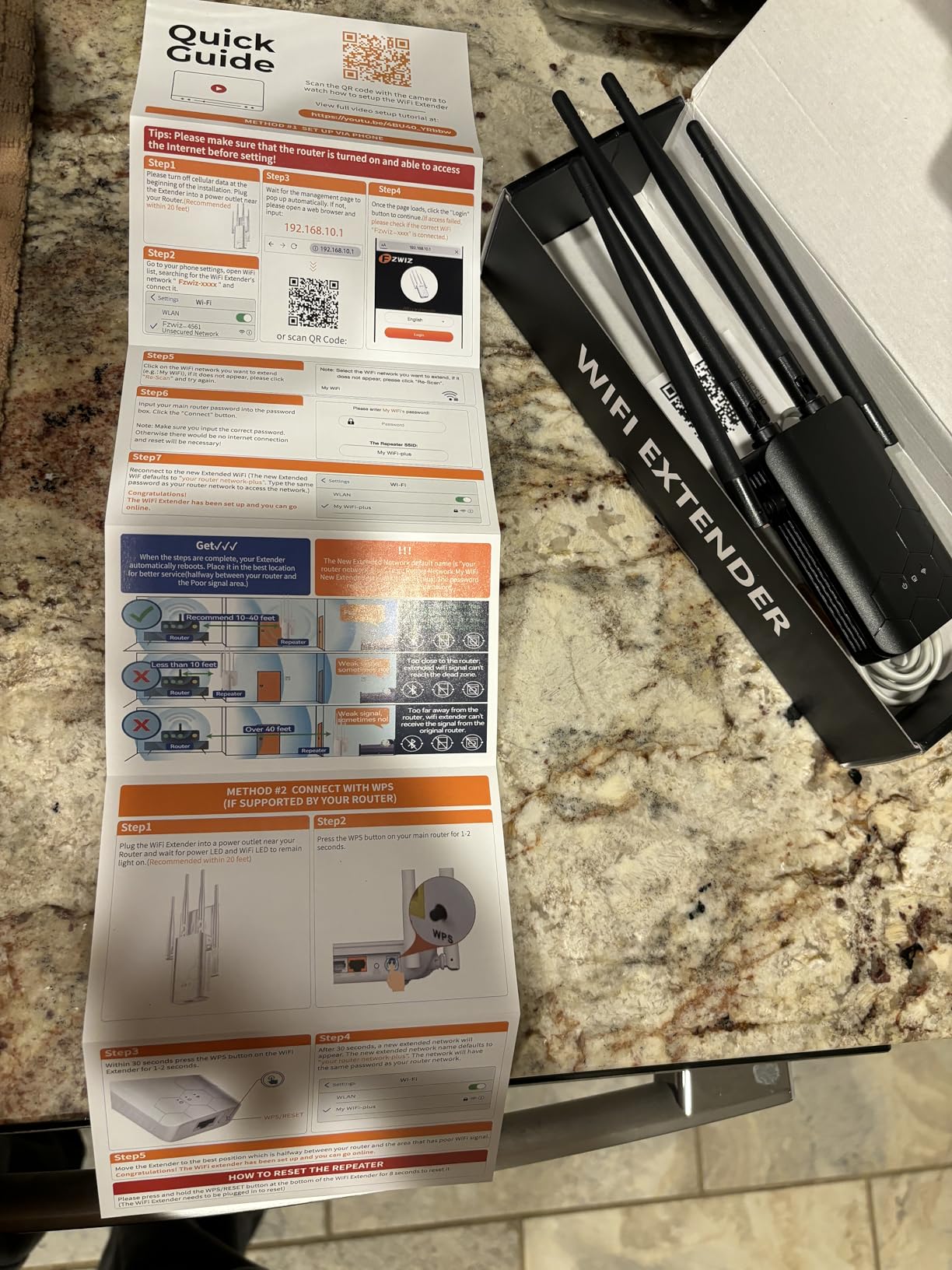 2026 WiFi Extender Internet Booster, 10000 Sq.ft Long Range Repeater Wireless Routers Amplifier, Mesh Wi-Fi 80% Faster | Broader Than Ever, Support More Network Devices at Home, 1-Tap Setup customer photo 1