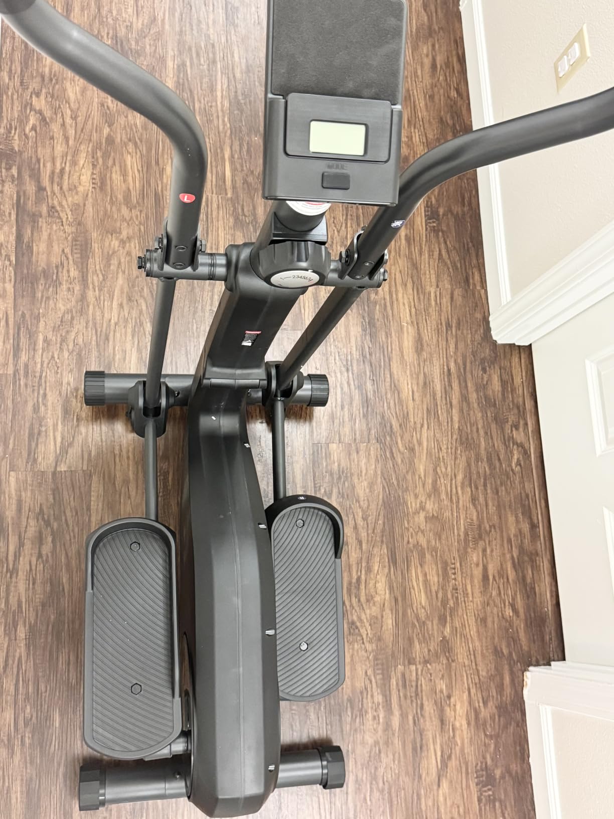 CURSOR Elliptical Exercise Machine, Elliptical Machine for Home with Hyper-Quiet Magnetic Driving System, 8&16 Levels Resistance, Compact Elliptical with 12IN Stride, LCD Monitor, 350LBS Weight Capacity customer photo 1