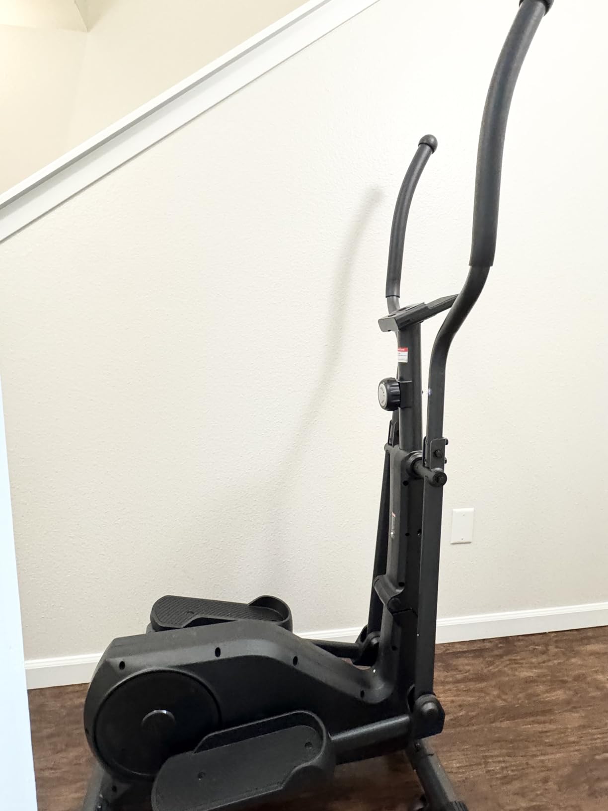 CURSOR Elliptical Exercise Machine, Elliptical Machine for Home with Hyper-Quiet Magnetic Driving System, 8&16 Levels Resistance, Compact Elliptical with 12IN Stride, LCD Monitor, 350LBS Weight Capacity customer photo 2