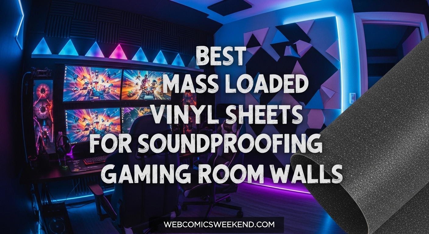 Best Mass Loaded Vinyl Sheets for Soundproofing Gaming Room Walls