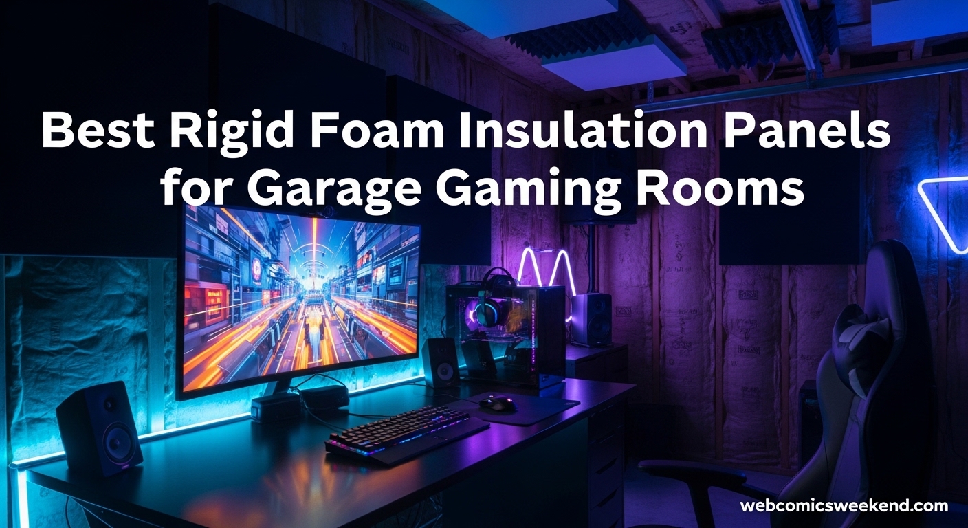 Best Rigid Foam Insulation Panels for Garage Gaming Rooms