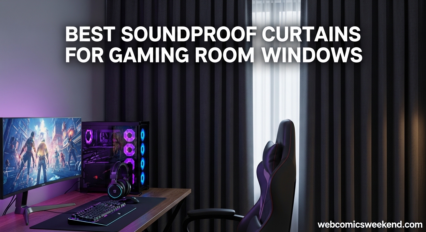 Best Soundproof Curtains for Gaming Room Windows