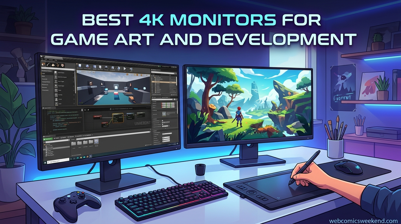 Best 4K Monitors for Game Art and Development