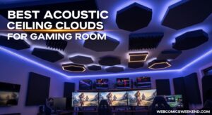 Best Acoustic Ceiling Clouds for Gaming Room