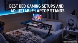 Best Bed Gaming Setups and Adjustable Laptop Stands