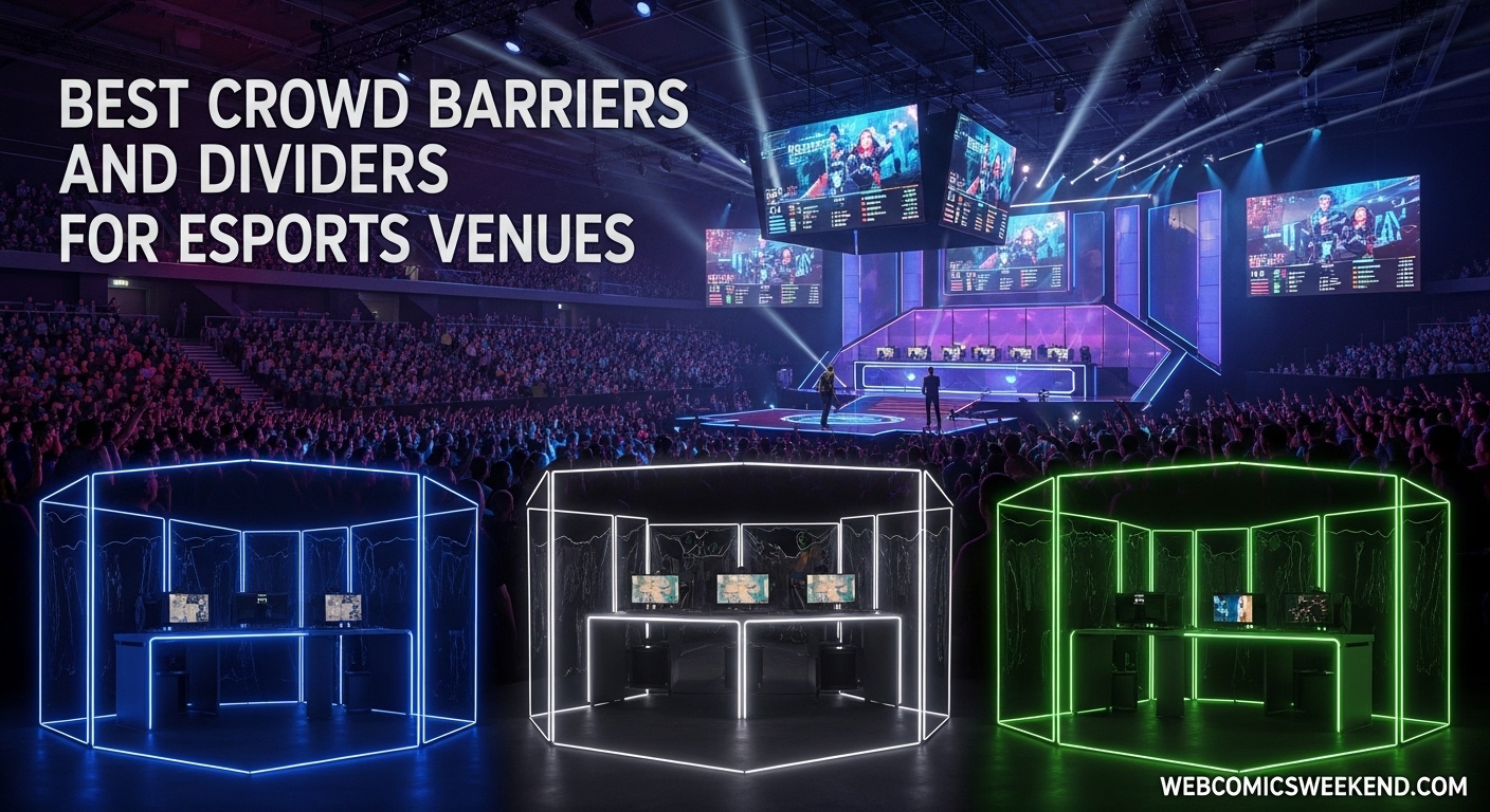 Best Crowd Barriers and Dividers for Esports Venues