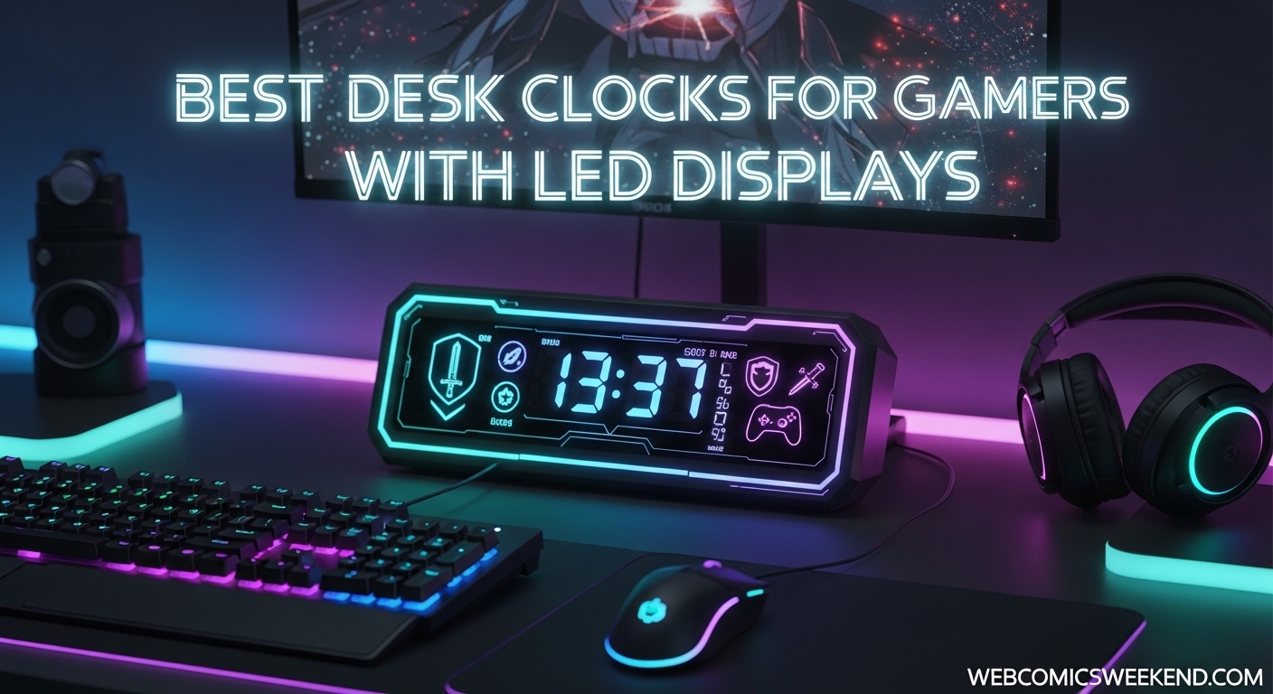 Best Desk Clocks for Gamers with LED Displays