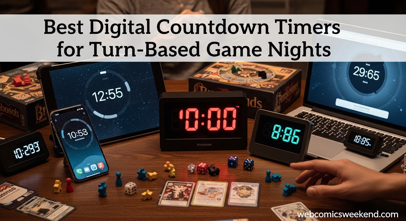 Best Digital Countdown Timers for Turn-Based Game Nights