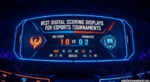 Best Digital Scoring Displays for Esports Tournaments