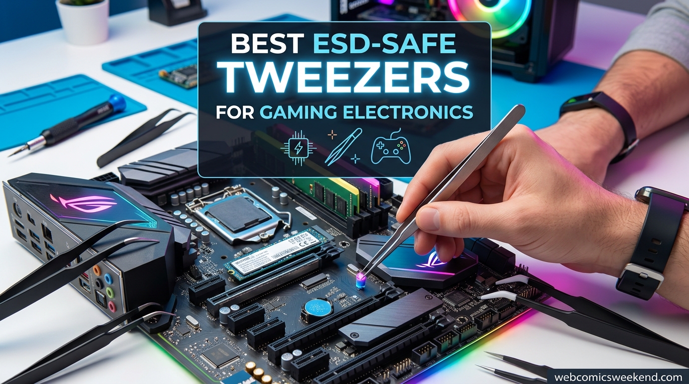 Best ESD-Safe Tweezers for Gaming Electronics