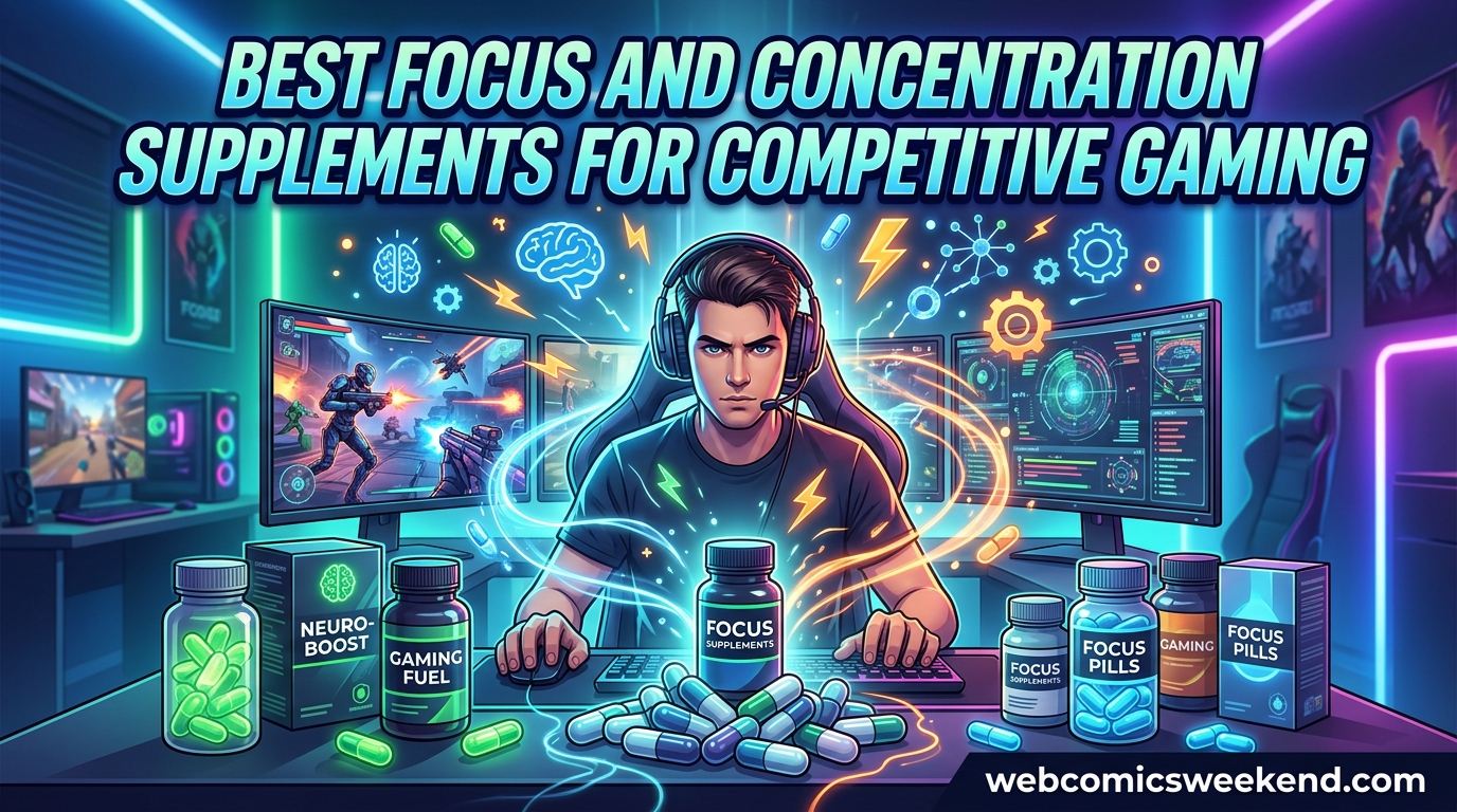 Best Focus and Concentration Supplements for Competitive Gaming