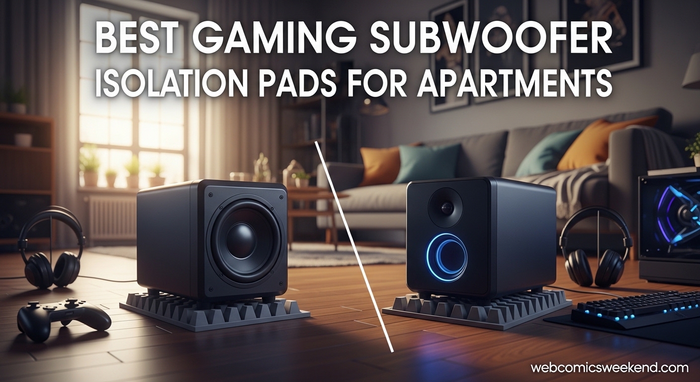 Best Gaming Subwoofer Isolation Pads for Apartments