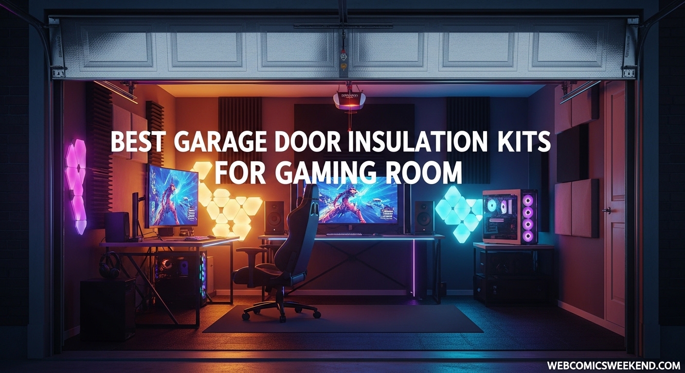 Best Garage Door Insulation Kits for Gaming Room