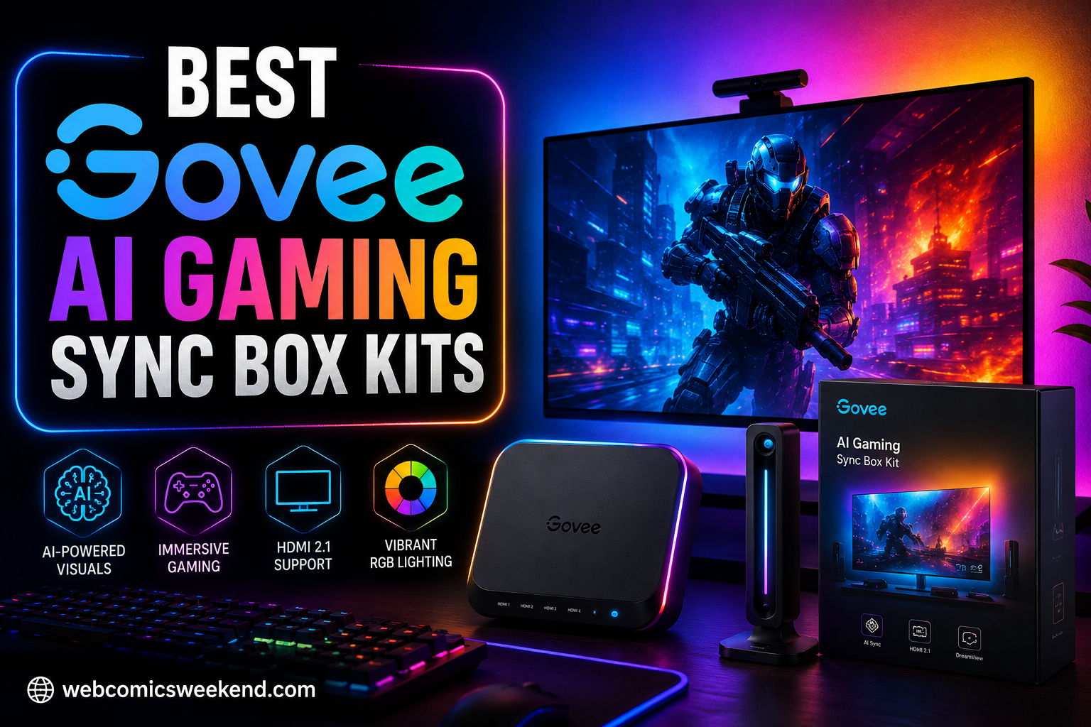 Best Govee AI Gaming Sync Box Kits
