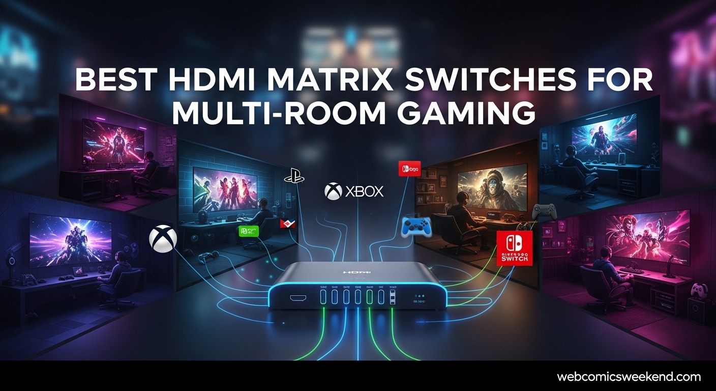 Best HDMI Matrix Switches for Multi-Room Gaming