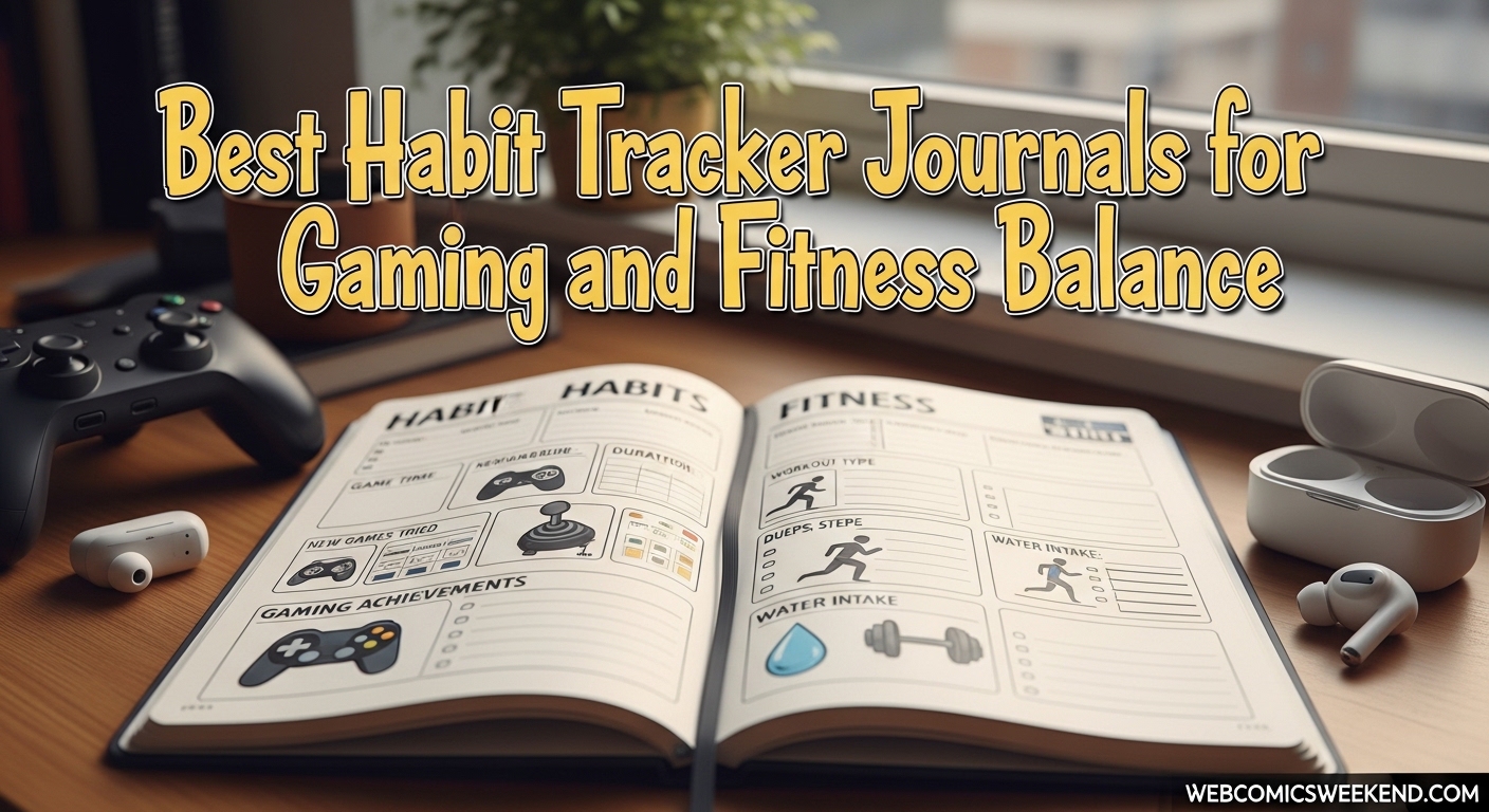 Best Habit Tracker Journals for Gaming and Fitness Balance