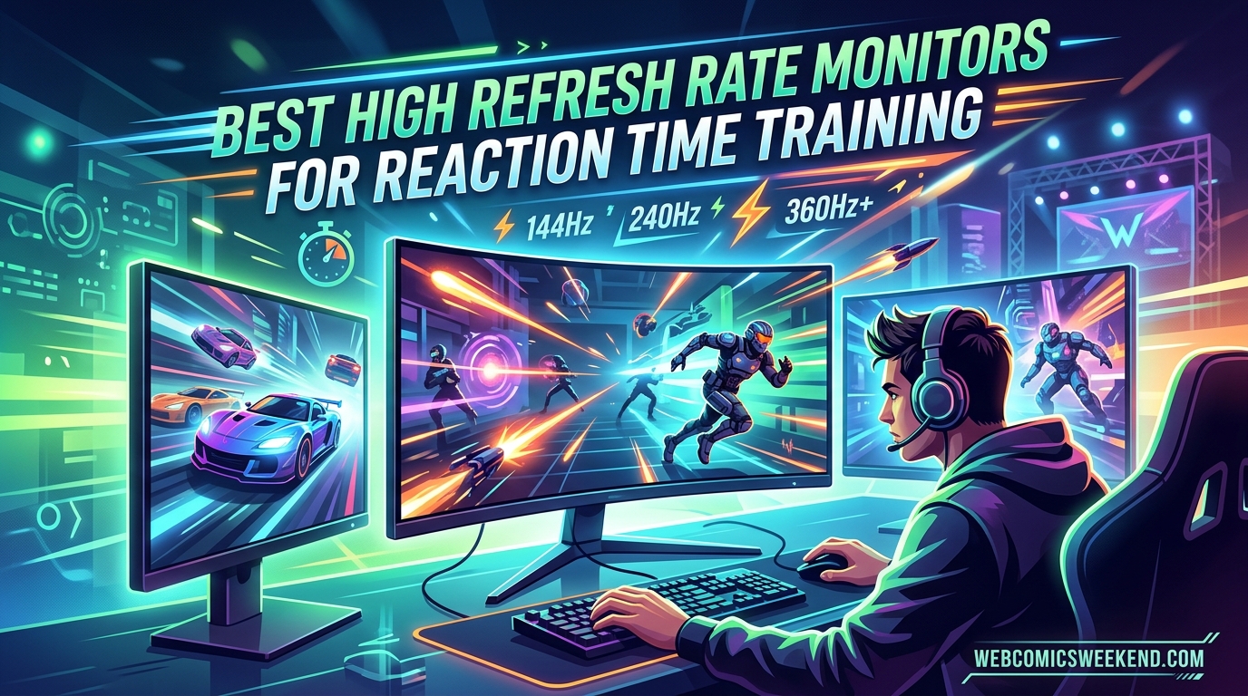 Best High Refresh Rate Monitors for Reaction Time Training