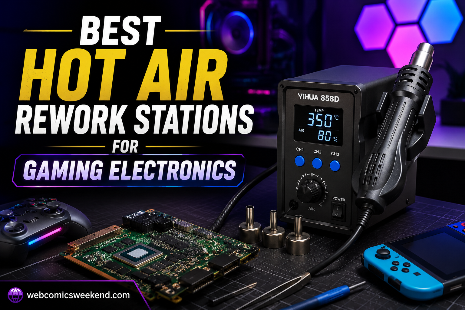 Best Hot Air Rework Stations for Gaming Electronics