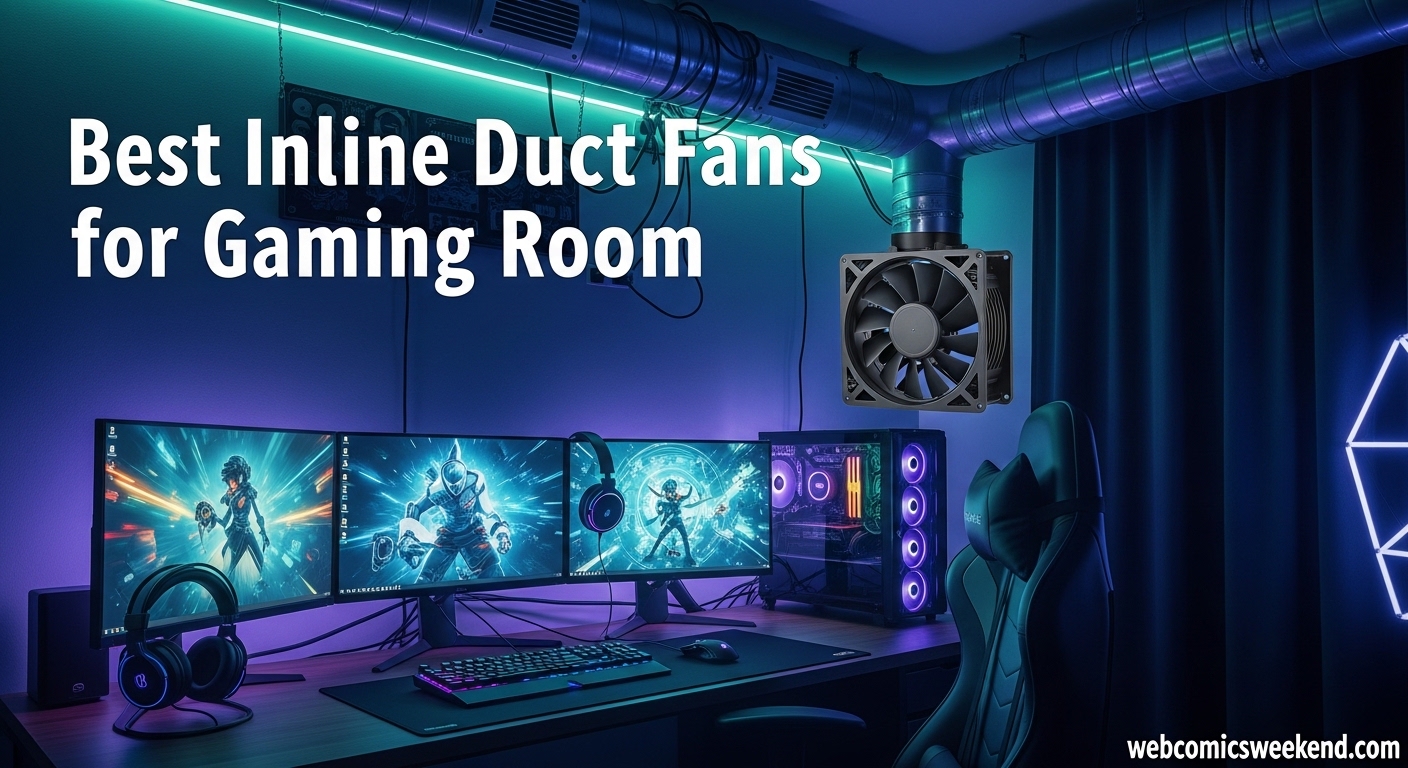 Best Inline Duct Fans for Gaming Room