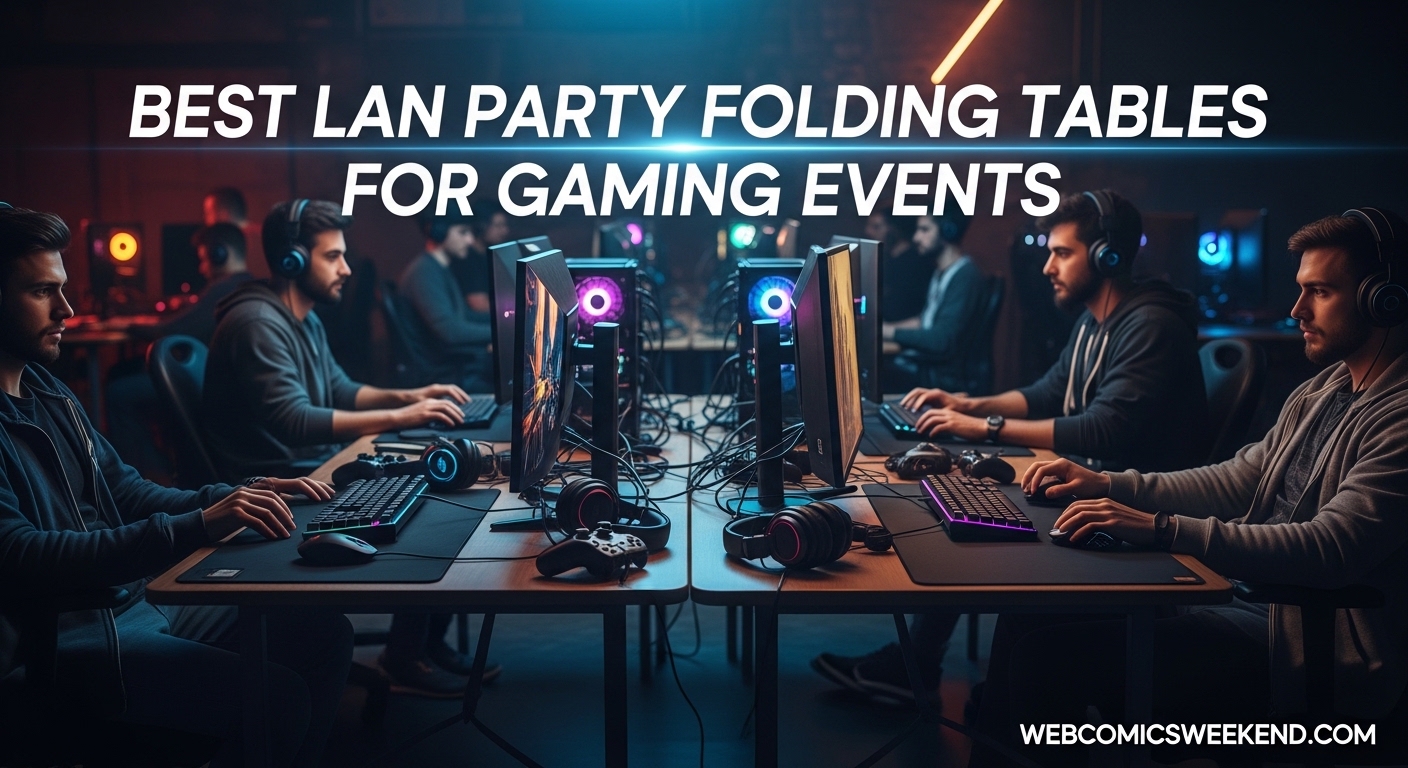 Best LAN Party Folding Tables for Gaming Events