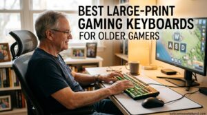 Best Large-Print Gaming Keyboards for Older Gamers