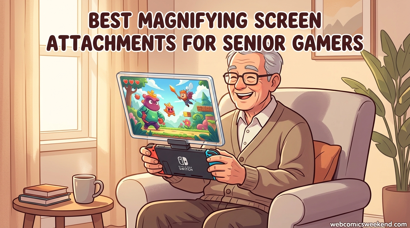 Best Magnifying Screen Attachments for Senior Gamers