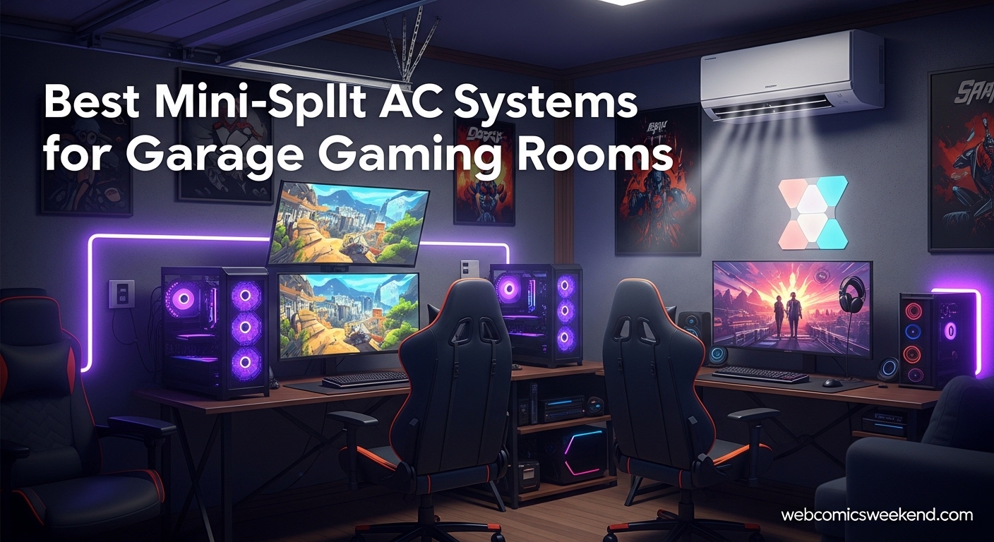 Best Mini-Split AC Systems for Garage Gaming Rooms