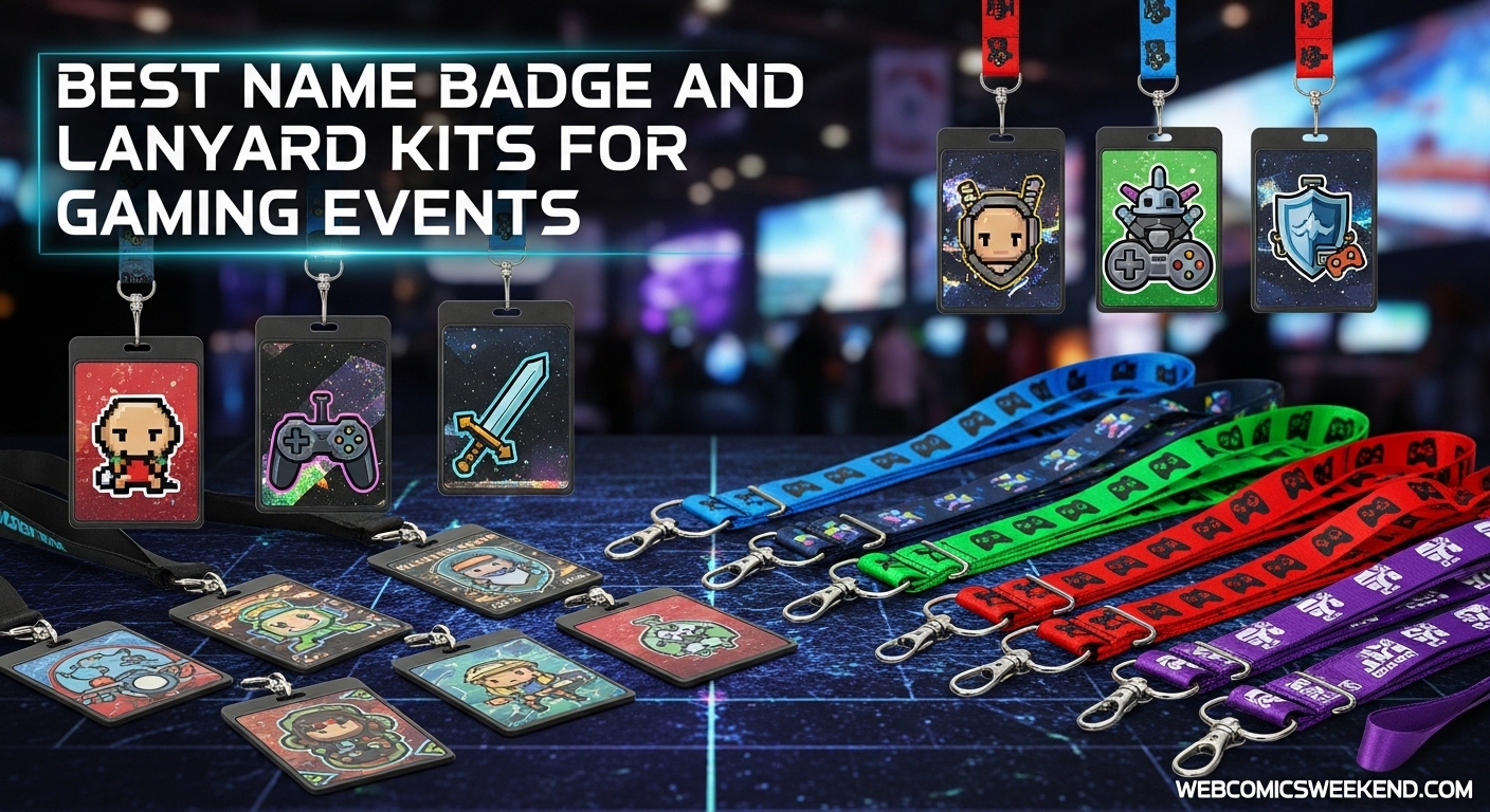 Best Name Badge and Lanyard Kits for Gaming Events